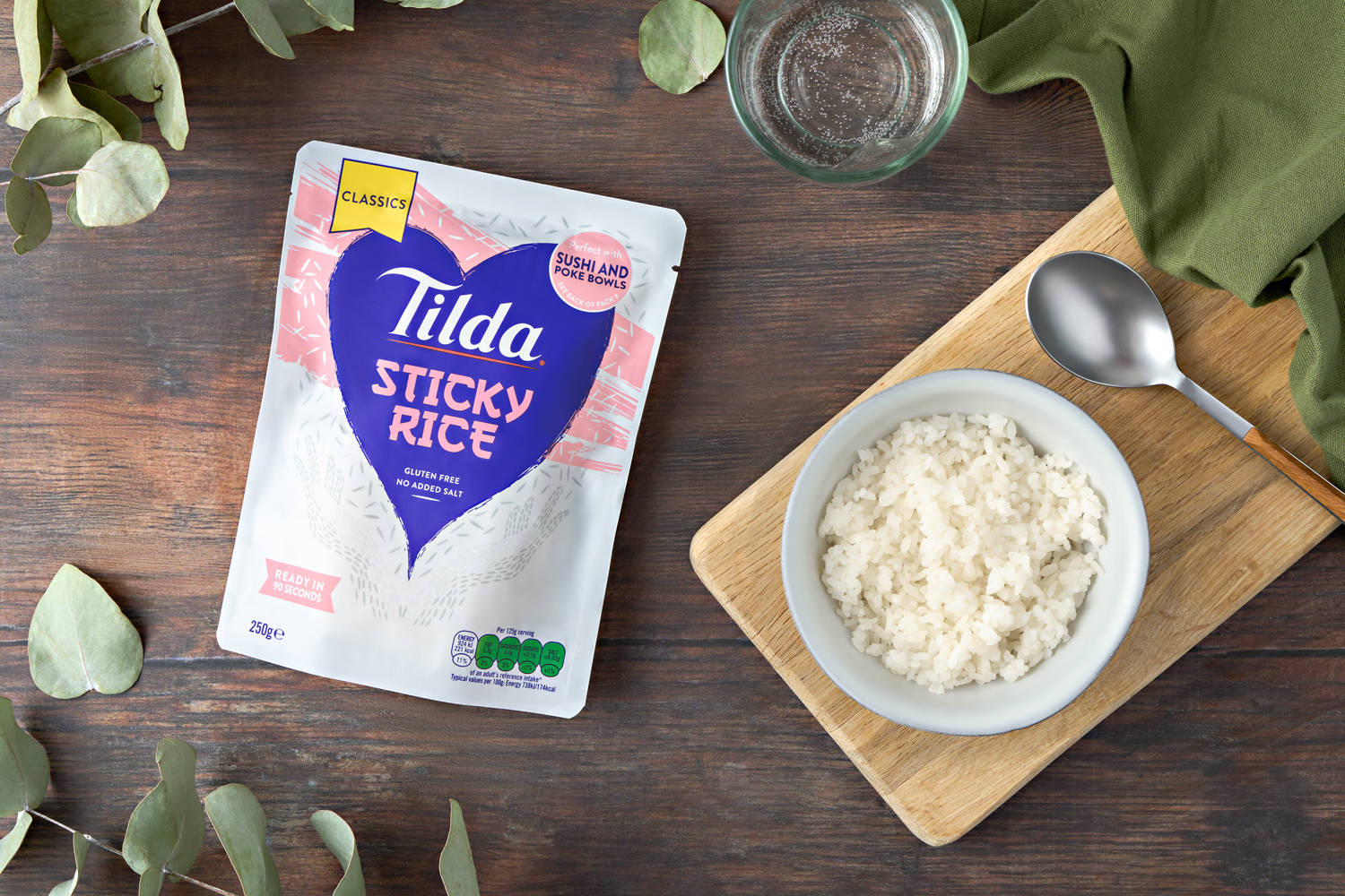 Tilda Sticky Rice | Microwave Pouch 250g