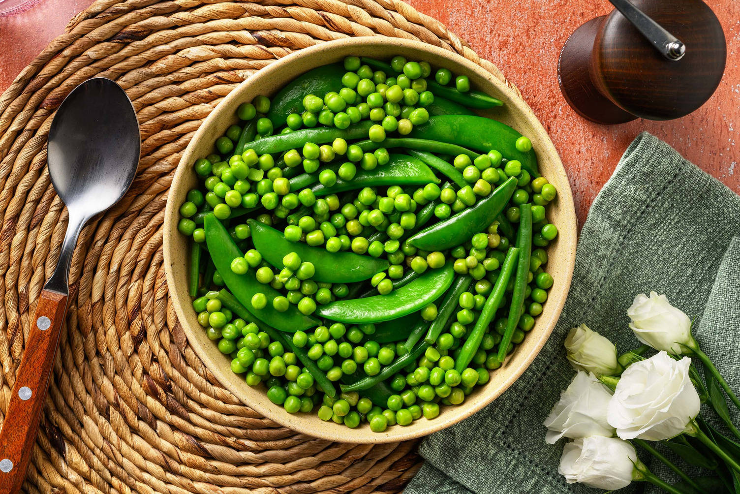 Peas, Green Beans and Sugar Snap Peas | 160g