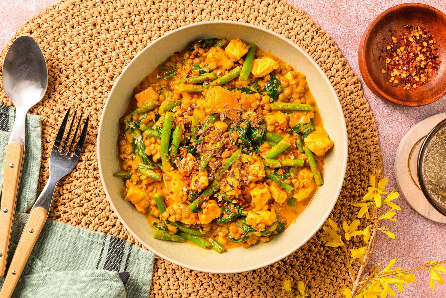 One Pan Turkey Dal