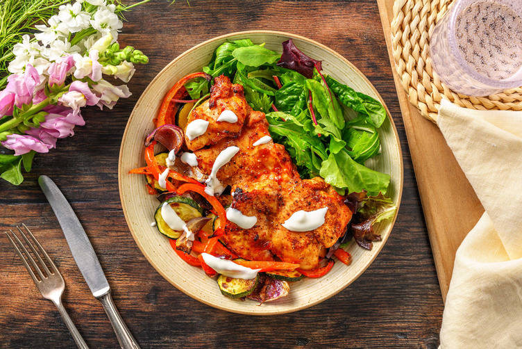 Smoky Chicken Breast Traybake