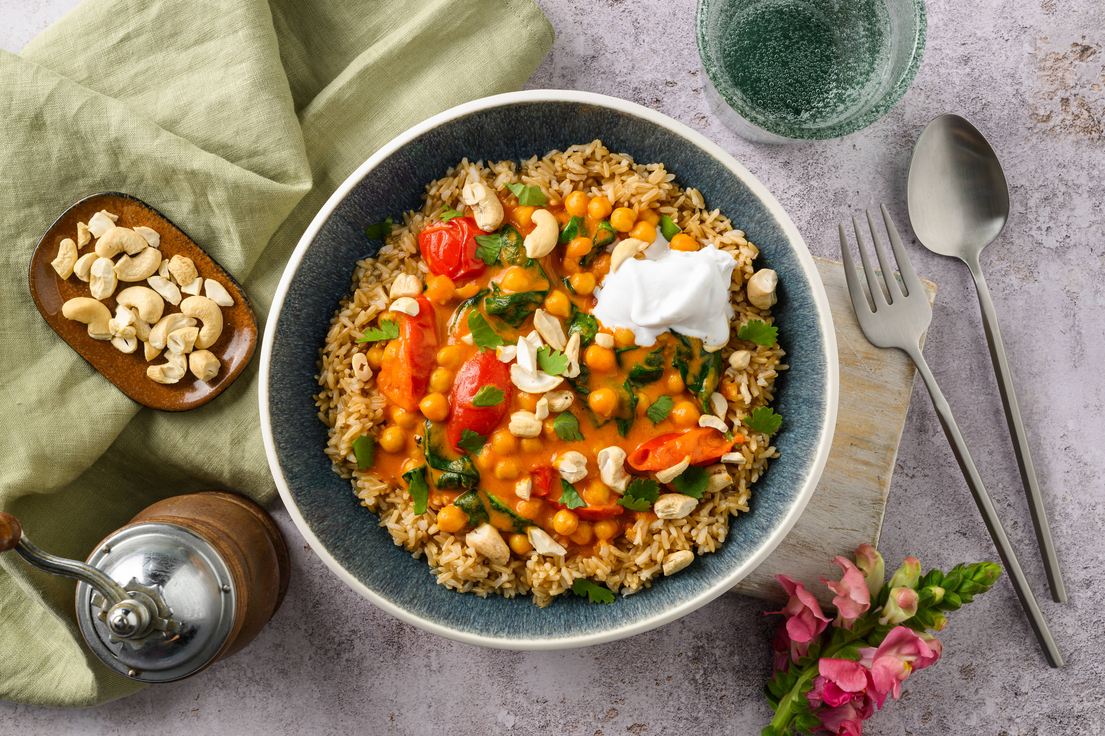 Creamy Tomato and Chickpea Curry