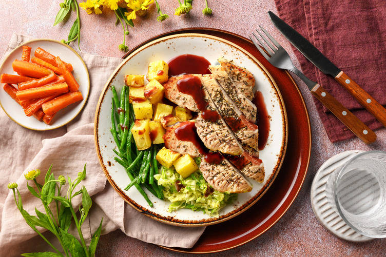 Thyme Roasted Double Turkey Steak