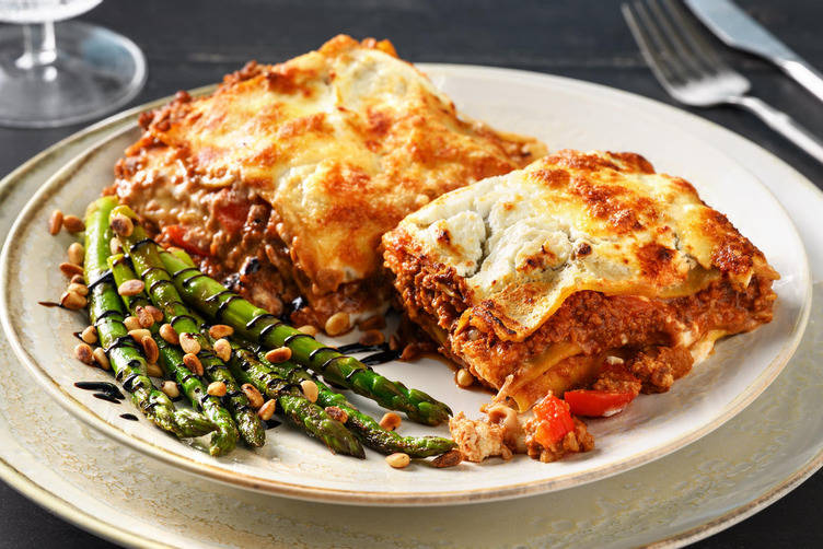 Best Ever Triple Cheese Vegetarian Lasagne