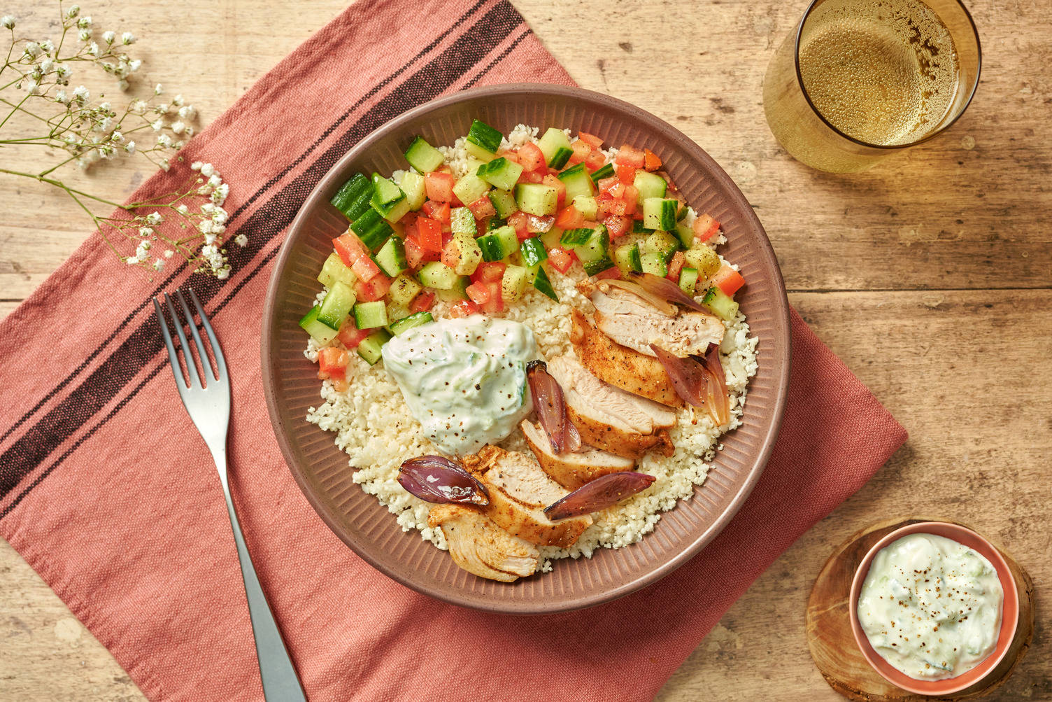 Chermoula Spiced Chicken Inspired Basmati Rice Bowl