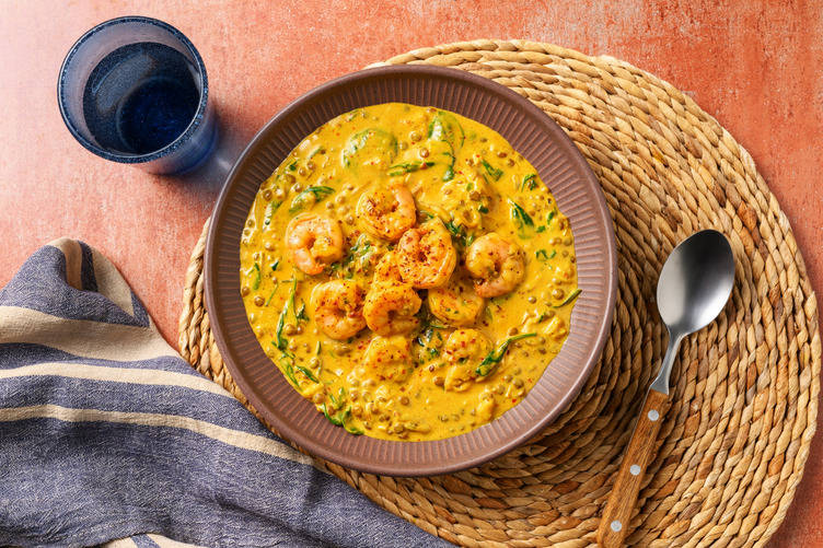 Lentil and Prawn Dal