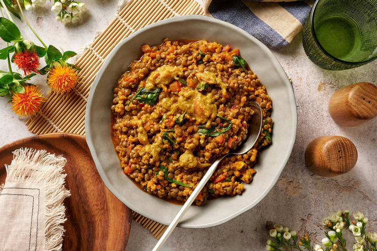 One Pot Keema Inspired Beef Dal