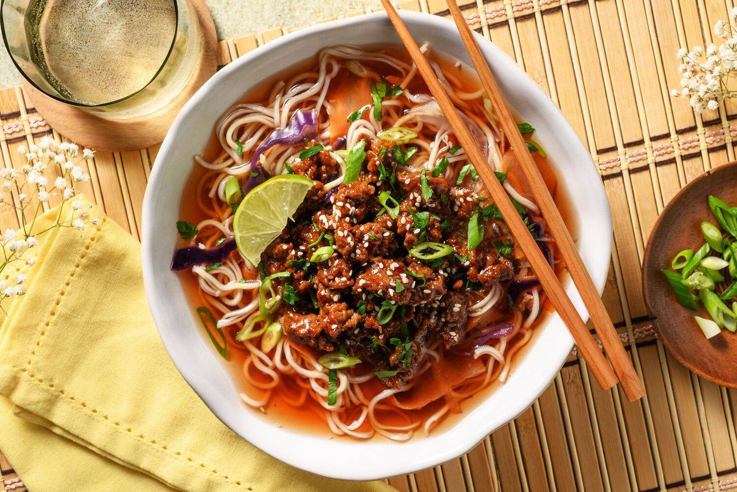 Vietnamese Inspired Teriyaki Beef Phở