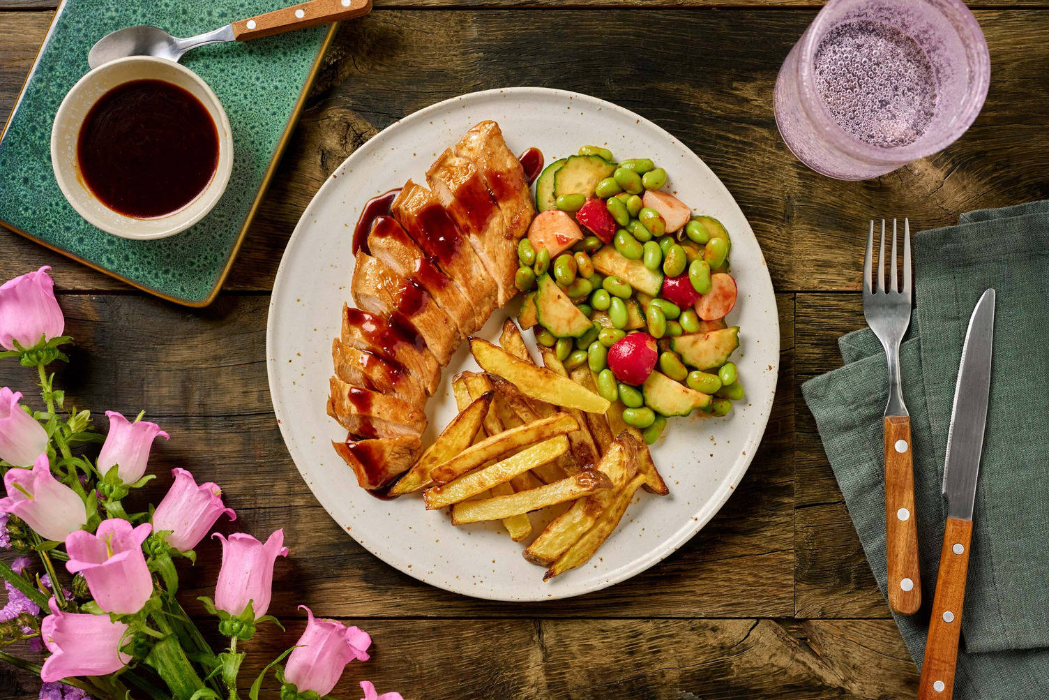 Double Pan-Fried Turkey Steaks in an XO Sauce