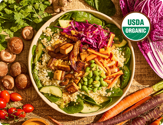 Certified organic produce & proteins