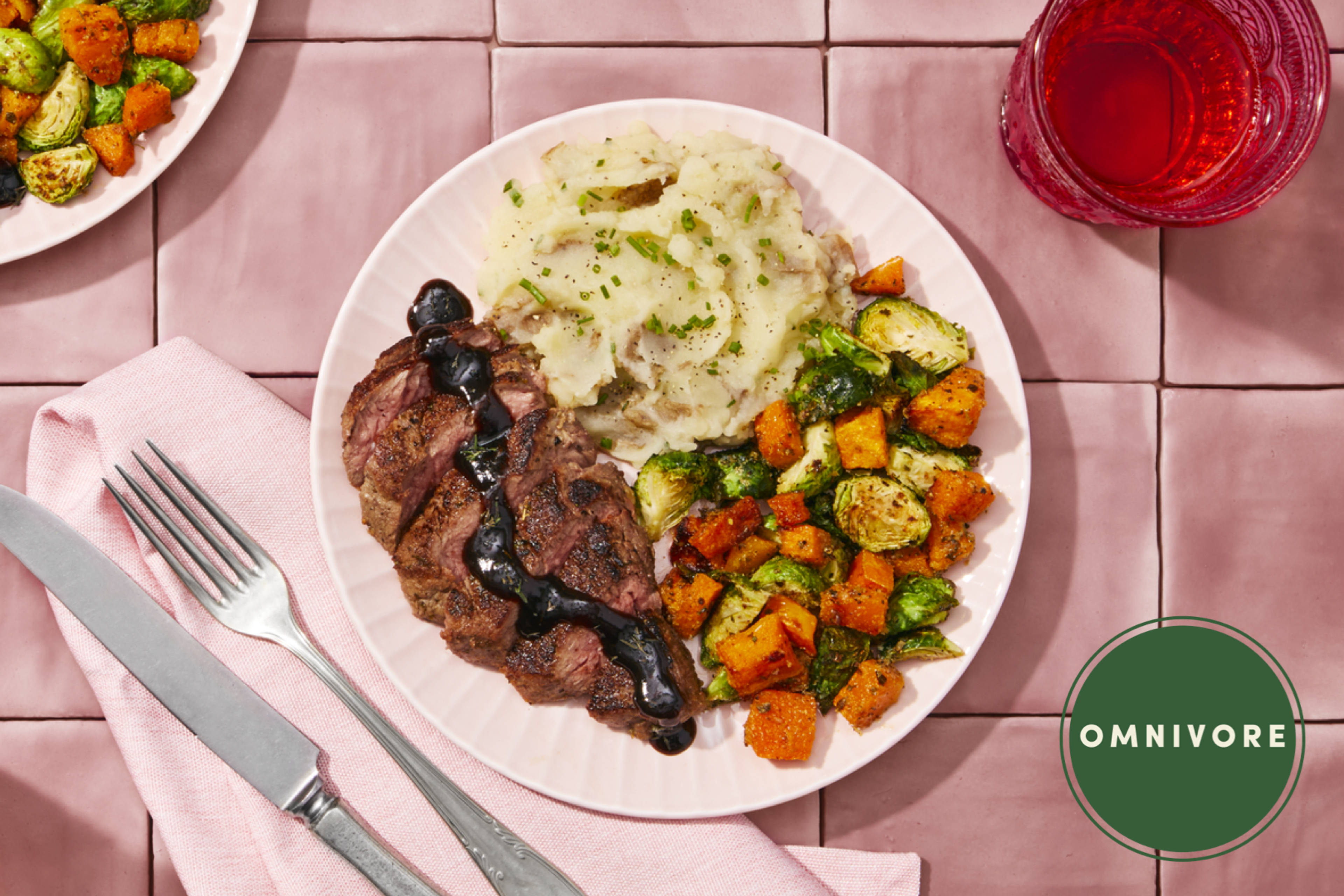 BEEF TENDERLOIN WITH CHERRY THYME SAUCE